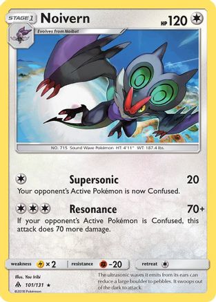 Noivern (101) - SM  Forbidden Light