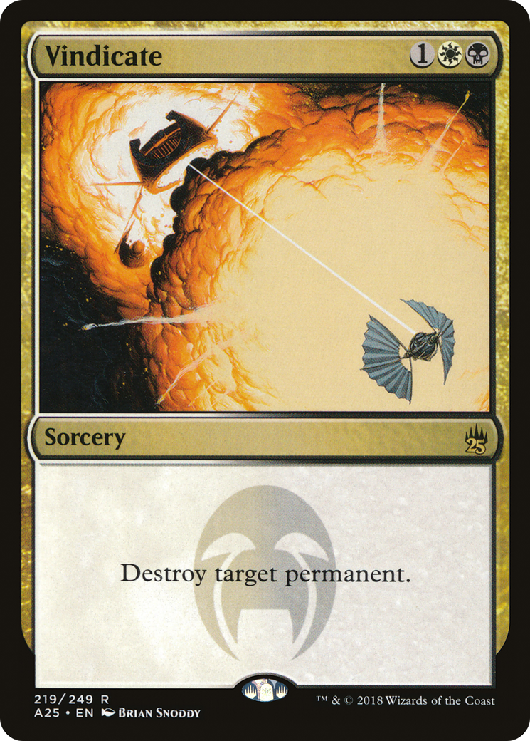 Vindicate (219) - Masters 25