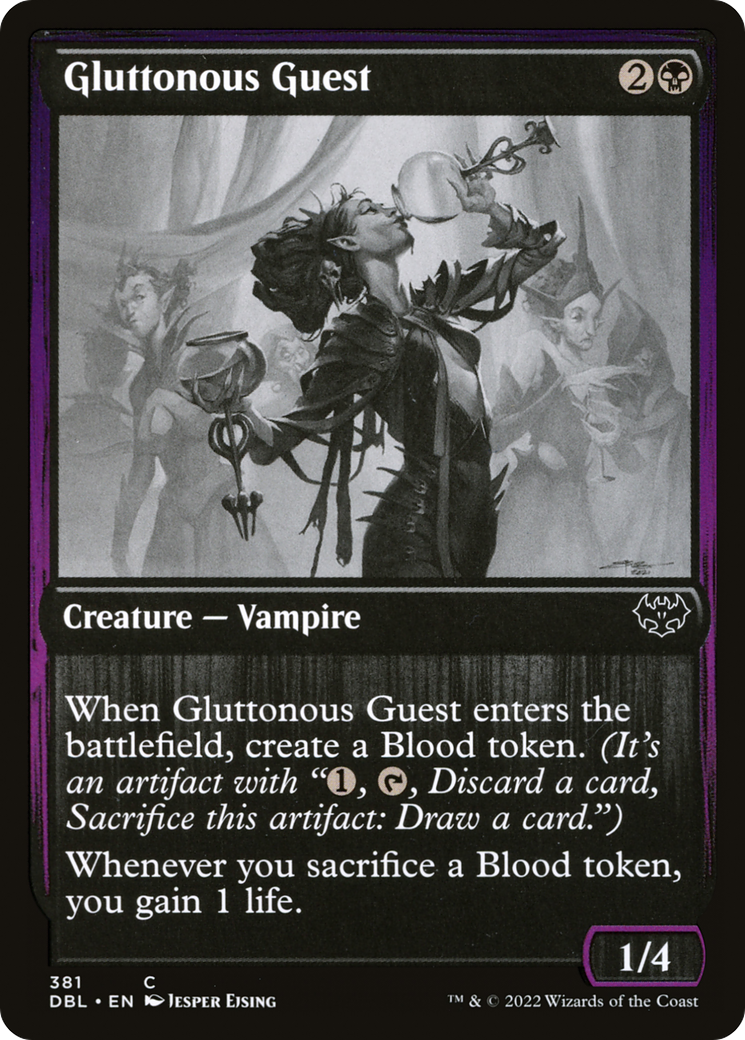 Gluttonous Guest (381) Foil - Innistrad: Double Feature