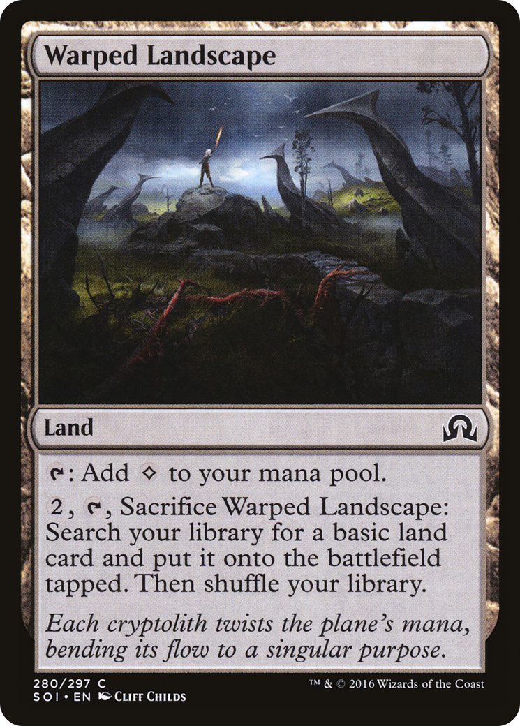 Warped Landscape (280) Foil - Shadows over Innistrad