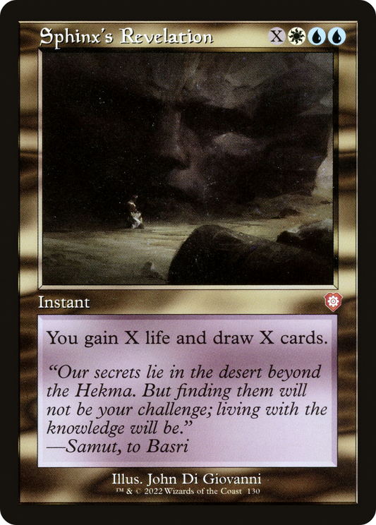 Sphinx's Revelation (Retro) (130) - The Brothers' War Commander