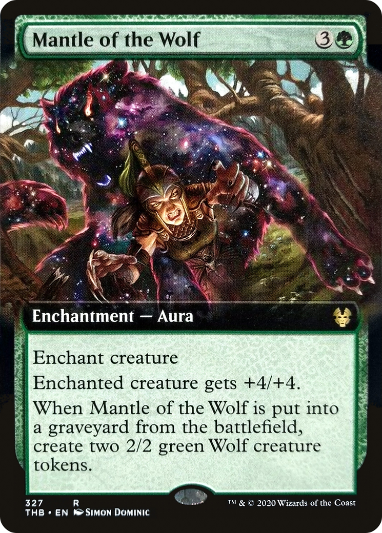 Mantle of the Wolf (Extended Art) (327) - Theros Beyond Death