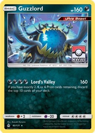 Guzzlord (80/131) (League Promo) [Sun & Moon: Forbidden Light] | Silver Goblin