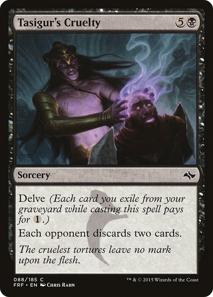 Tasigur's Cruelty (088) Foil - Fate Reforged