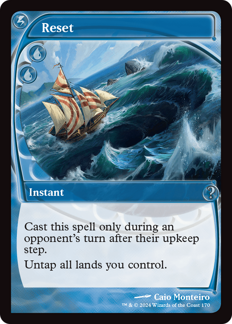 Reset (Future Sight) (170) Foil - Mystery Booster 2