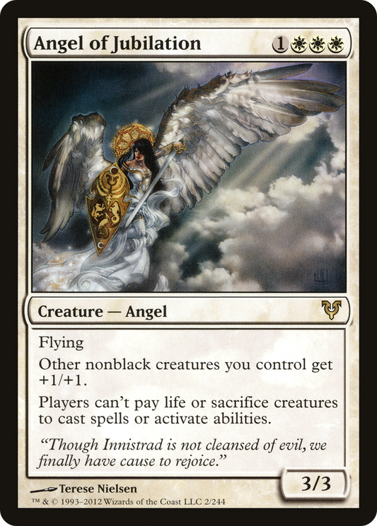 Angel of Jubilation (002) Foil - Avacyn Restored