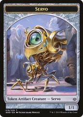 Servo // Dragon Double-Sided Token [Challenger Decks 2020 Tokens] | Silver Goblin