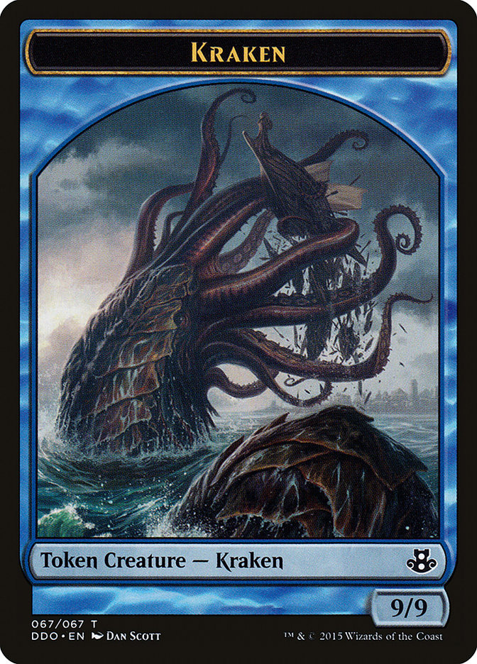 Kraken Token [Duel Decks: Elspeth vs. Kiora] | Silver Goblin