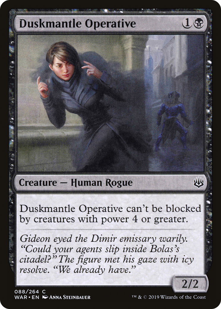 Duskmantle Operative (088) Foil - War of the Spark