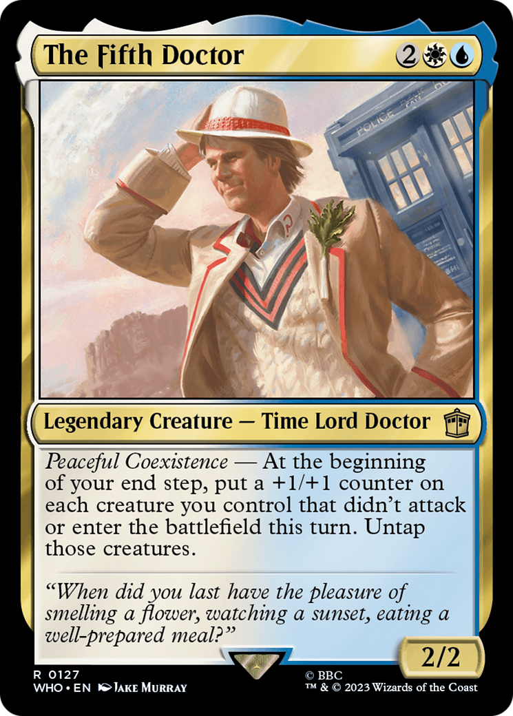 The Fifth Doctor [Doctor Who] | Silver Goblin