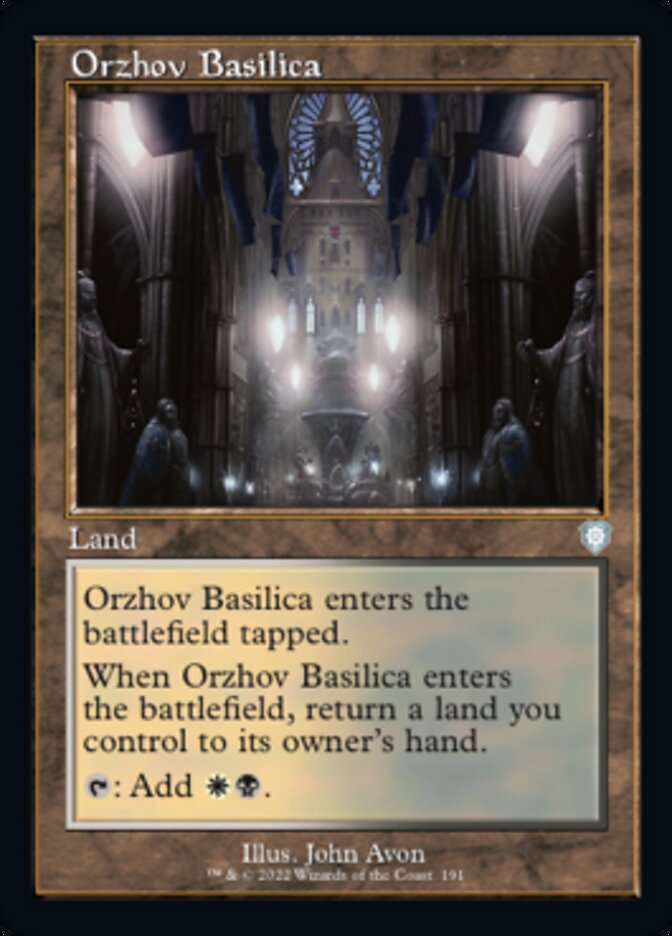 Orzhov Basilica (Retro) [The Brothers' War Commander] | Silver Goblin