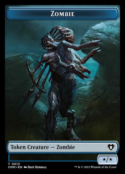 Bird // Zombie (0013) Double-Sided Token [Commander Masters Tokens] | Silver Goblin