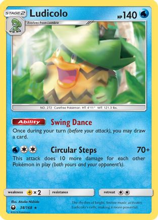 Ludicolo (38/168) [Sun & Moon: Celestial Storm] | Silver Goblin