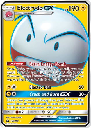 Electrode GX (Full Art) (155) Holofoil - SM  Celestial Storm
