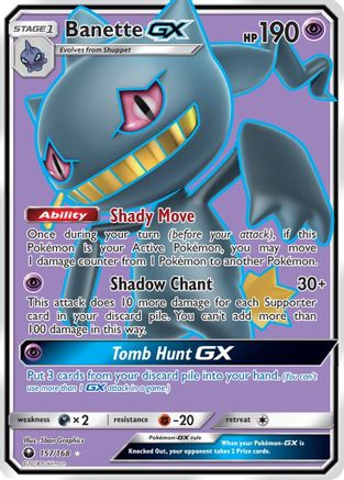 Banette GX (Full Art) (157) Holofoil - SM  Celestial Storm