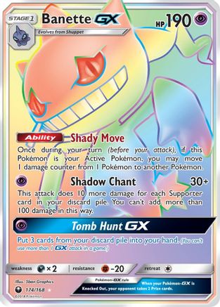 Banette GX (Secret) (174) Holofoil - SM  Celestial Storm