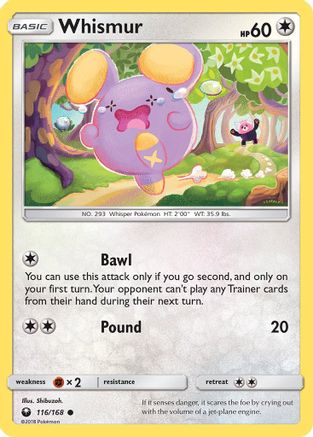 Whismur (116/168) [Sun & Moon: Celestial Storm] Reverse Holofoil
