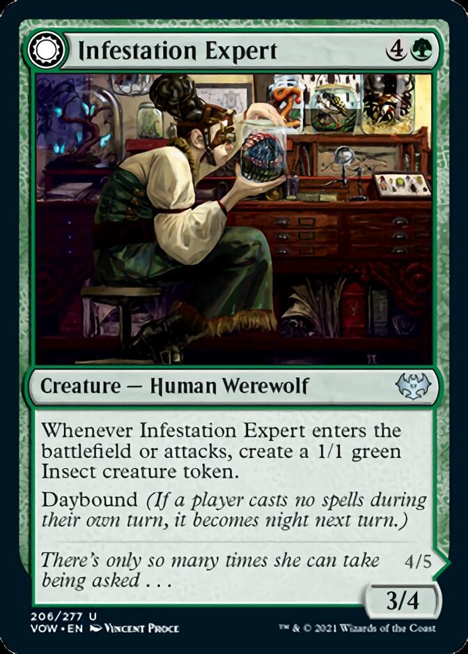 Infestation Expert (206) Foil - Innistrad: Crimson Vow