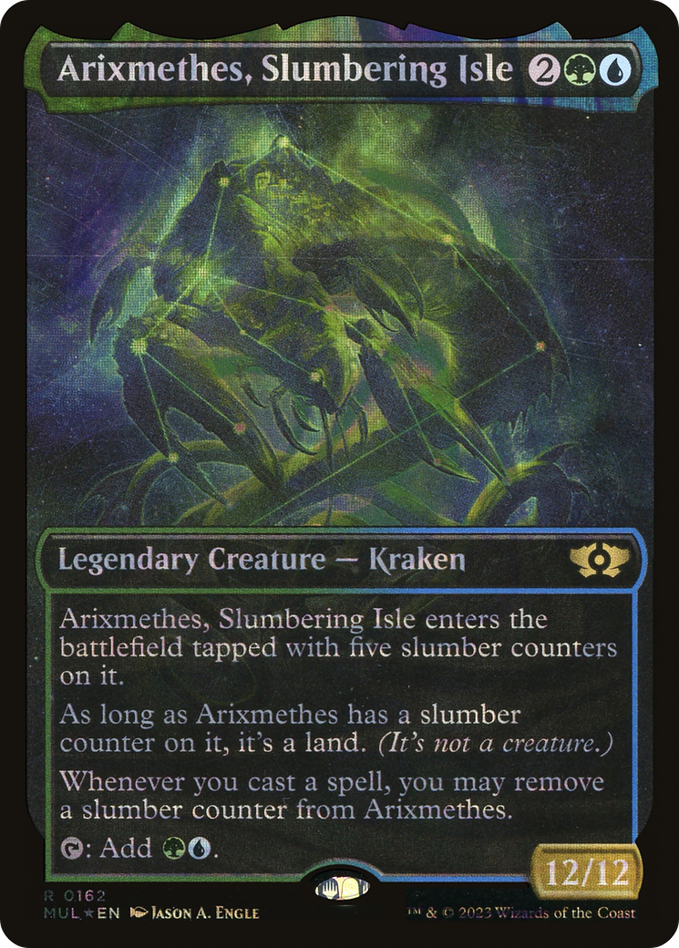 Arixmethes, Slumbering Isle (Halo Foil) [Multiverse Legends] | Silver Goblin