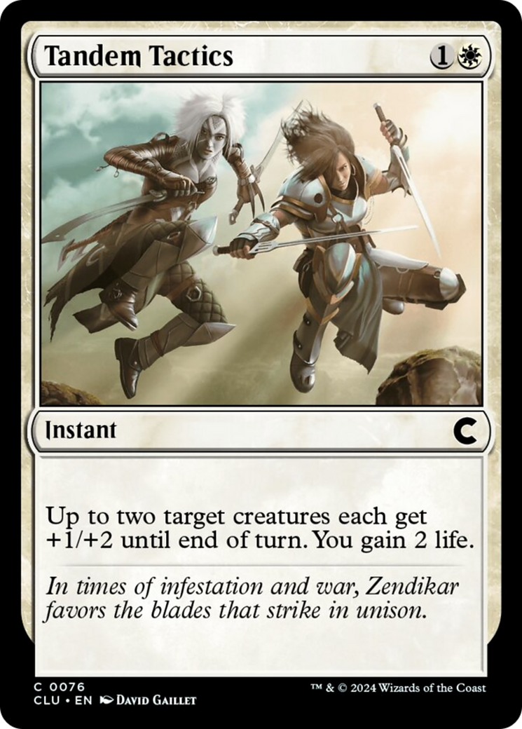 Tandem Tactics [Ravnica: Clue Edition] | Silver Goblin