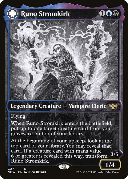 Runo Stromkirk (Showcase) (327) Foil - Innistrad: Crimson Vow