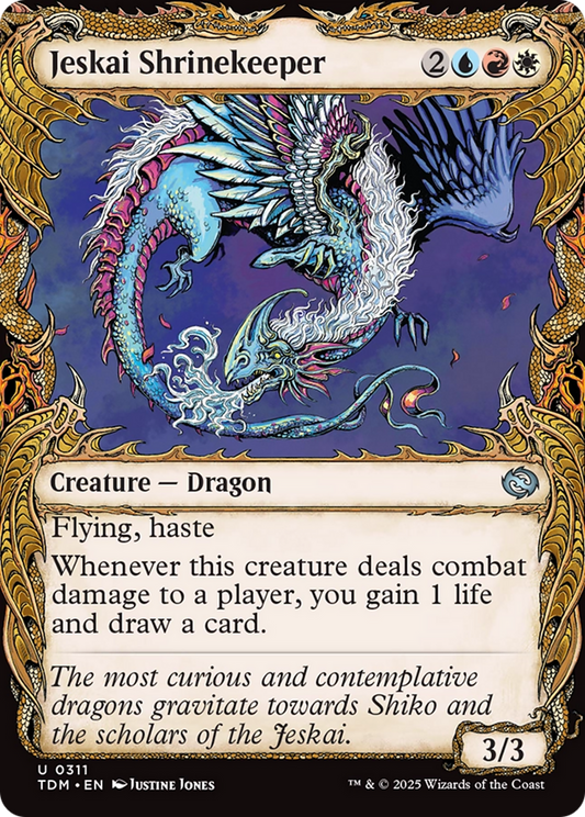 Jeskai Shrinekeeper (Showcase) (311) Foil - Tarkir: Dragonstorm