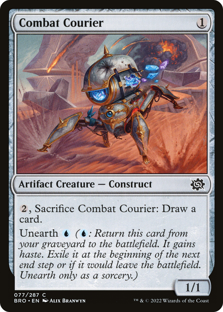 Combat Courier (077) Foil - The Brothers' War