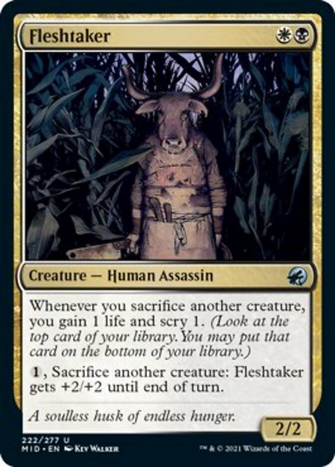 Fleshtaker [Innistrad: Midnight Hunt] | Silver Goblin