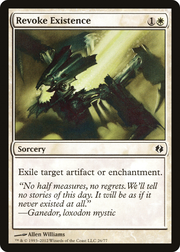 Revoke Existence (026) - Duel Decks: Venser vs. Koth