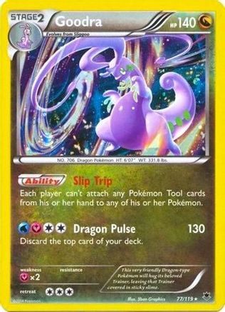 Goodra - 77/119 (Cosmos Holo) (77) Holofoil - Blister Exclusives