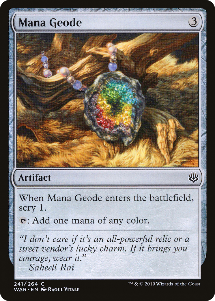 Mana Geode (241) Foil - War of the Spark