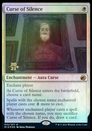 Curse of Silence [Innistrad: Midnight Hunt Prerelease Promos] | Silver Goblin