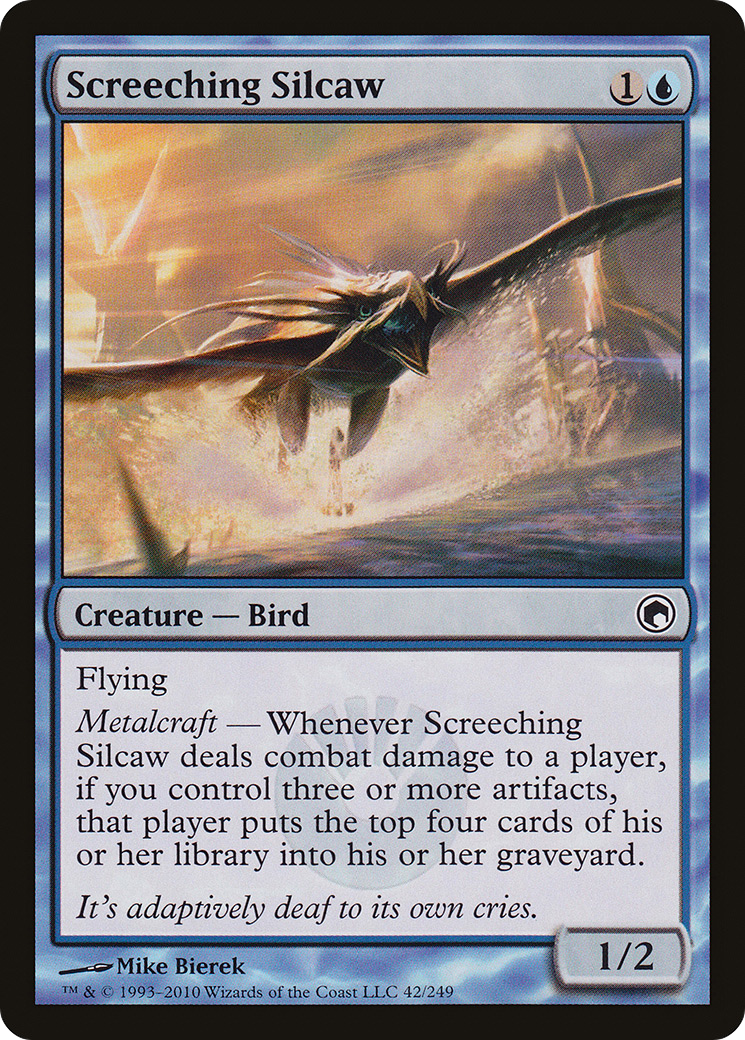 Screeching Silcaw (042) - Scars of Mirrodin