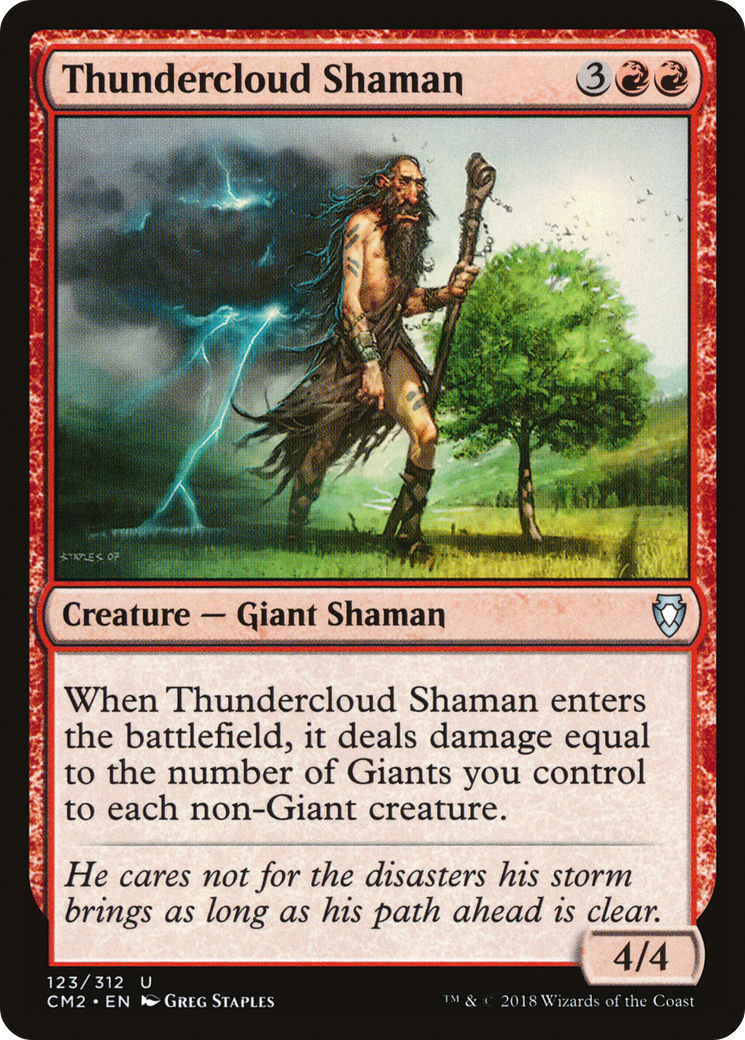 Thundercloud Shaman (123) - Commander Anthology Volume II