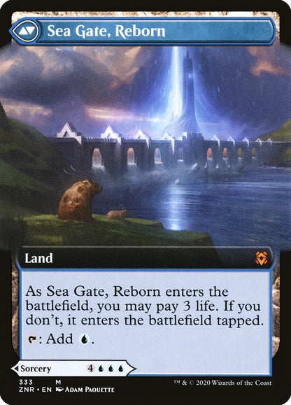 Sea Gate Restoration (Extended Art) (333) Foil - Zendikar Rising