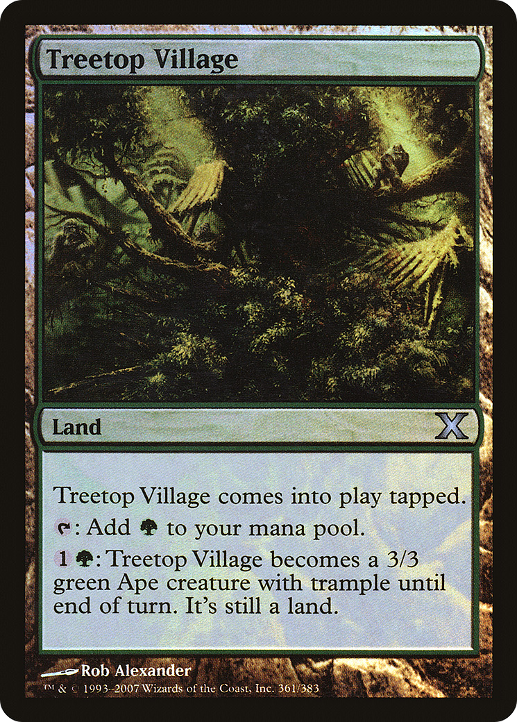 Treetop Village (361) Foil - Tenth Edition