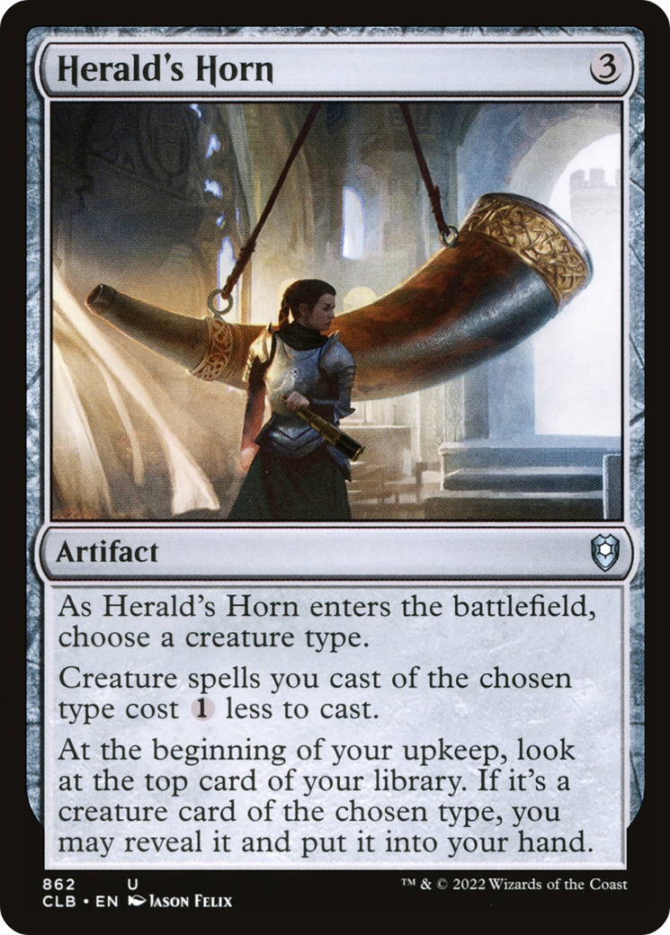 Herald's Horn (862) - Commander Legends: Battle for Baldur's Gate