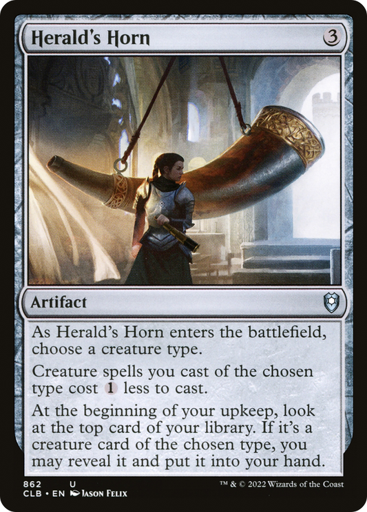 Herald's Horn (862) - Commander Legends: Battle for Baldur's Gate