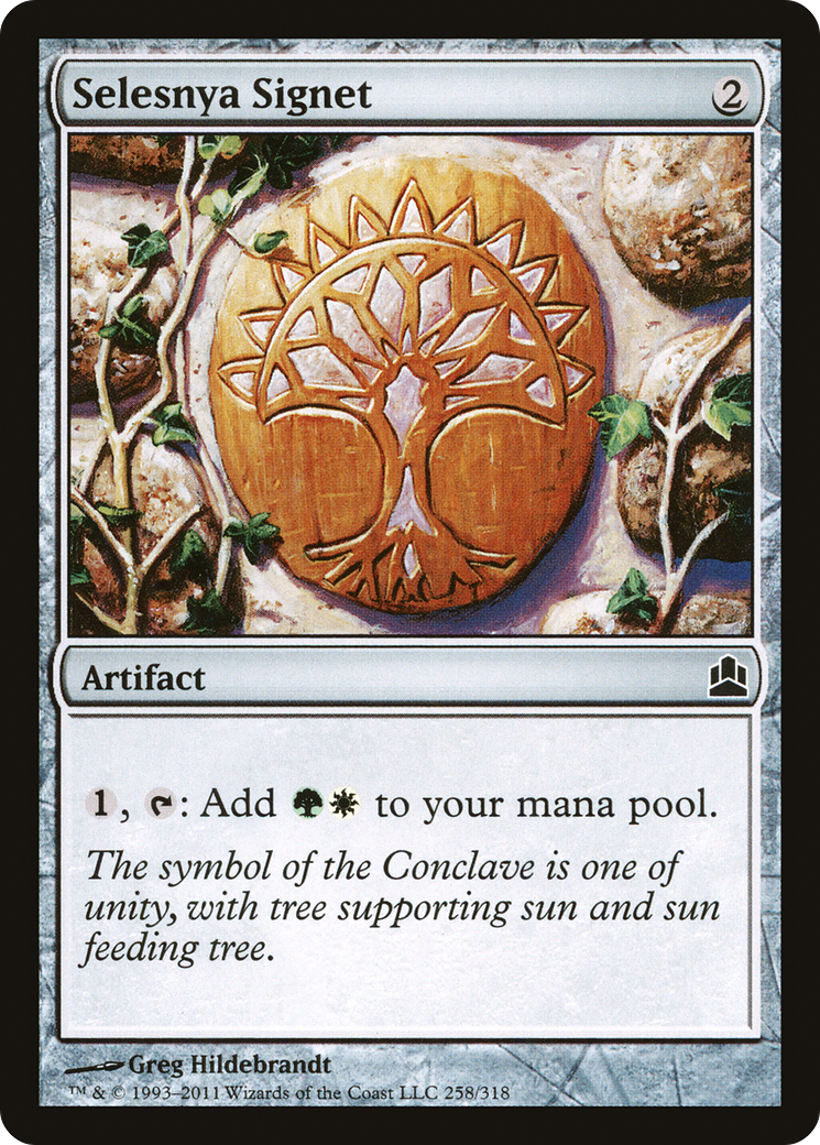 Selesnya Signet (258) - Commander 2011