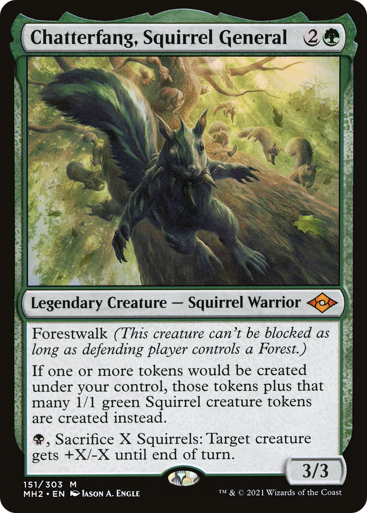 Chatterfang, Squirrel General [Modern Horizons 2] | Silver Goblin