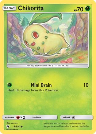 Chikorita (6) (6) - SM  Lost Thunder