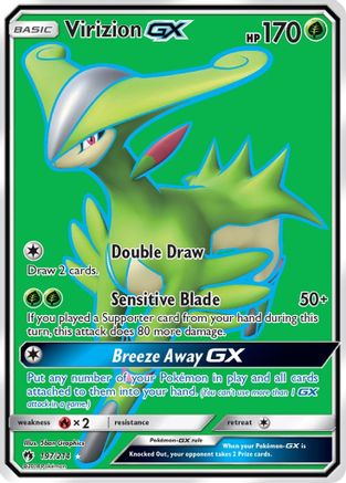 Virizion GX (Full Art) (197) Holofoil - SM  Lost Thunder