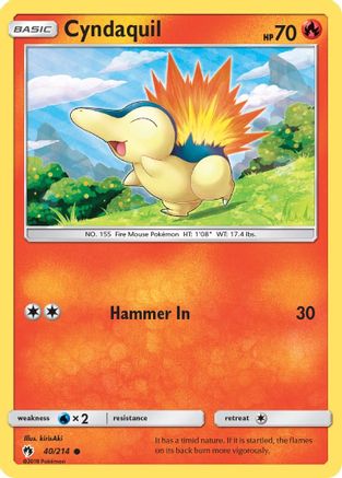 Cyndaquil (40) (40) - SM  Lost Thunder