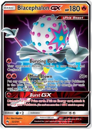 Blacephalon GX (52) Holofoil - SM  Lost Thunder