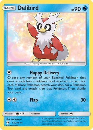 Delibird (57) - SM  Lost Thunder