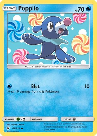 Popplio (65) - Lost Thunder