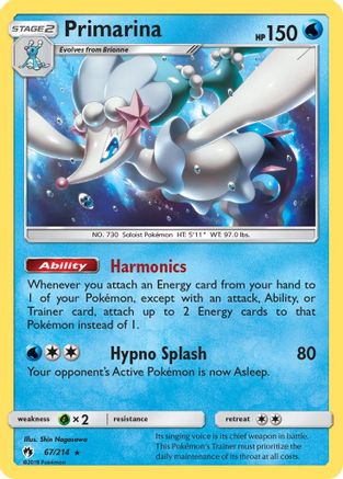 Primarina (67) - Lost Thunder