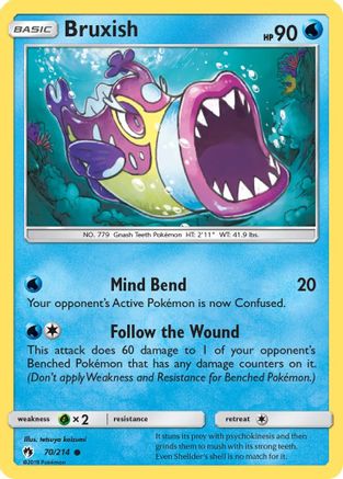 Bruxish (70/214) [Sun & Moon: Lost Thunder] | Silver Goblin