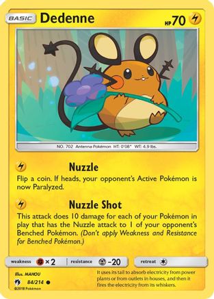 Dedenne (84) (84) - SM  Lost Thunder