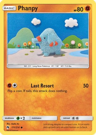 Phanpy (111) - SM  Lost Thunder
